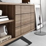 Hanah Home Soporte para TV Negro y Nogal